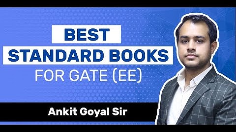 Best Standard Books for GATE (EE) | Important Theory Books & Question Bank | Ankit Goyal
