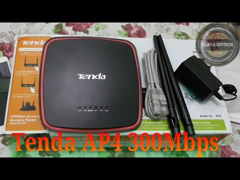 Router Tenda AP4 300Mbps Unboxing