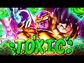The most toxic team ive ever made ul frieza with grn card spamming is toxic  dragon ball legends