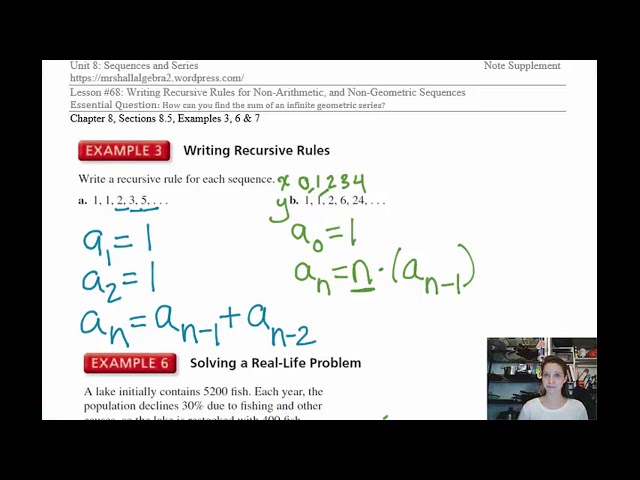 Geometric Recursive Formula