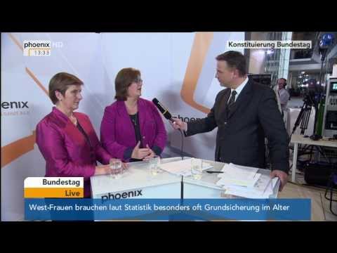 Bundestag: Claudia Lücking-Michel (CDU) &amp; Kerstin Griese im Interview am 22.10.2013