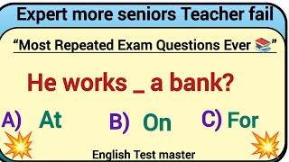 Mixed English grammar test ✨🇱🇷 Expert more seniors Teacher Failed