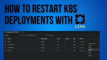 Restart Kubernetes Deployments Instantly | Lens IDE Quick Tutorial