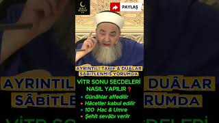 Vi̇tr Sonu Secdeleri̇ Nasil Yapilirübbeliahmethoca I