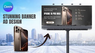 Create a Professional Advertising Banner in Canva | Step-by-Step Tutorial #canva #bannerdesign