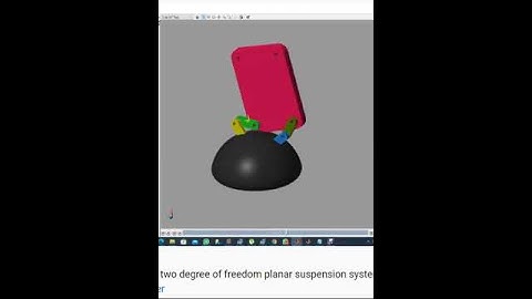 Suspension PID controller two degree of freedom planar suspension system -matlab-simulink-solidworks