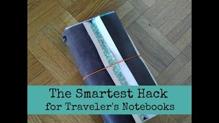 The Smartest Hack for Traveler's Notebooks DIY