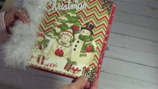 Snowman Merry Christmas Mini Album