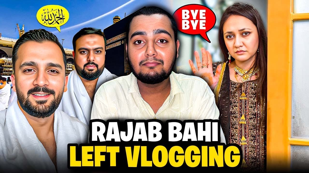 Rajab Butt Vloging Left 😢