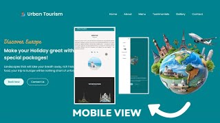 ​Build a Fully Responsive Website from Scratch | HTML CSS &amp; JS (Part 2)