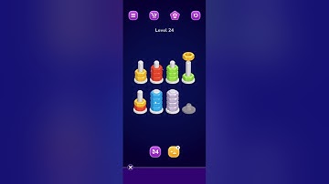 Nut Sort Level 24 Walkthrough | Nuts Sort Level 24