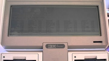 IBM PC Convertible 5140 Demonstration