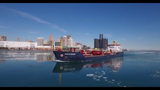 USCG Morro Bay + Algosea + Algocanada - 2.9.19 - Detroit River