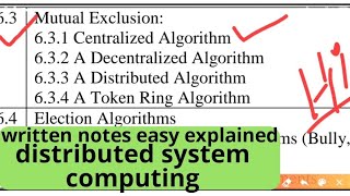 Mutual exclusion centralized algorithm distributed system computing video tutorial lecture explained