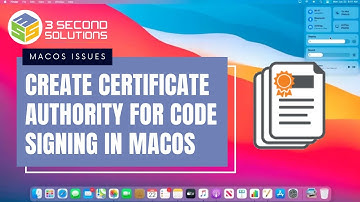 Create Certificate Authority for Code Signing in MacOS