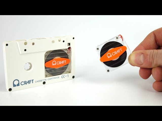 Audio Craft Cassette Cartridge: More music per pocket. class=