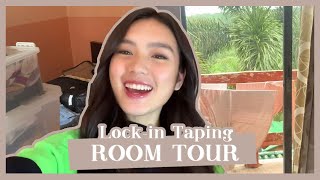 MY LOCK-IN TAPING ROOM TOUR | Francine Diaz