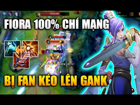 [LMHT Tốc Chiến] Fiora 100% Chí Mạng Bị Fan Kéo Nhau Lên Gank Và Cái Kết