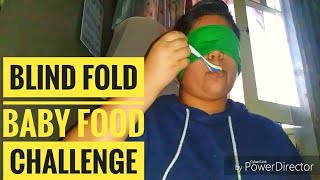 Blindfolded baby food challenge threw up