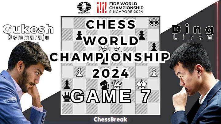 Chess World Championship 2024 | Gukesh Dommaraju vs Ding Liren | Game 7