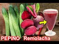 Haz este batido de Pepino con Remolacha! 10 Minutos después te sorprenderás lo que sucederá