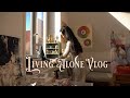 Oil painting and living alone for a week in the art studio  living alone vlog