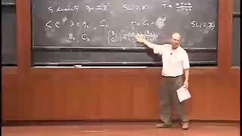 Some Basic Superstring Theory, John Schwarz | Lecture 2 of 2