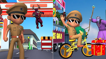 Fun Games - Little Singham Cycle Race V/S Little Singham Run - Best Android/iOS Gameplay HD