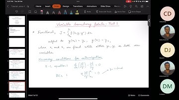 Tutorial Session 4: Holonomic and Non-holonomic constraints, Variable boundary points - part 1