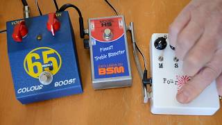 ギター BSM Fireball Treble Booster Treble Boosters - 65 Pedals, BSM, Soul Sonic, Axe-FX III