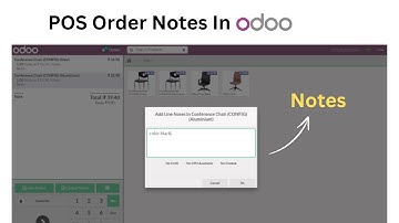 POS order notes in odoo | POS notes in odoo | Notes in odoo | #odoo #odoocustomization
