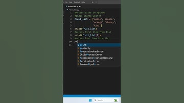 Access Items from List in Python #python # #pythonprogramming #pythontutorial