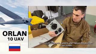 Soldier Inspects Russian Orlan 10 UAV Drone / #UCRÂNIA