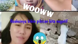 Reaksi cewek melihat lubang mirip anunya ||auto pikiran negatif||