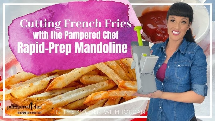 How to use the Pampered Chef Rapid Prep Mandoline, Quick Slice, and Cup  Slicer 