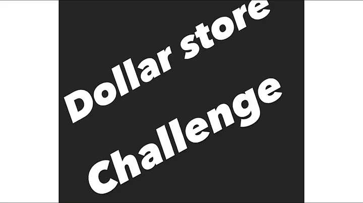Dollar store challenge with mom