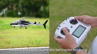 FLYWING RC airwolf helicopter  bell222 scale Flight Tutorial