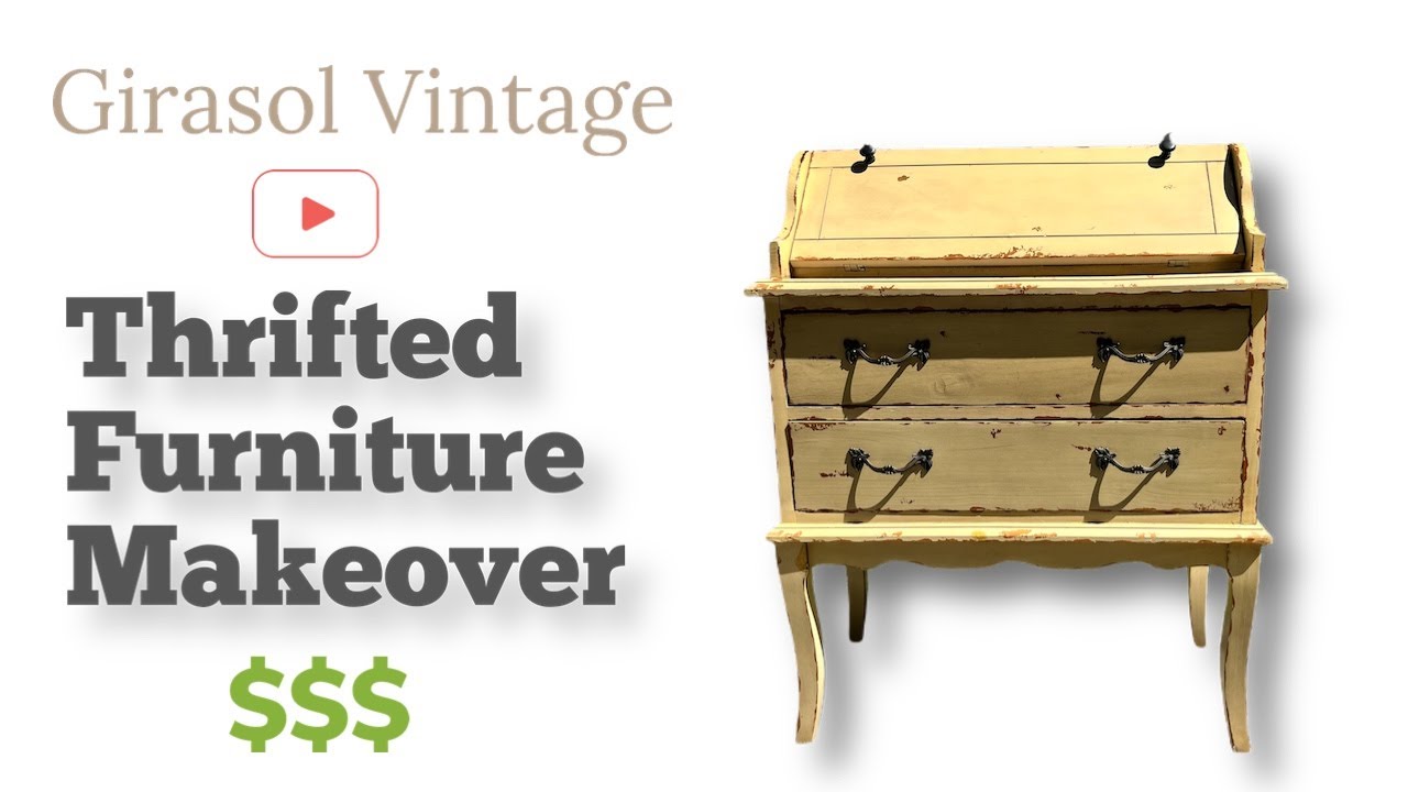 THRIFTED FURNITURE MAKEOVER How to update furniture YouTube