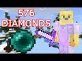 Getting 576 Diamonds in Cubecraft Eggwars - Minecraft!