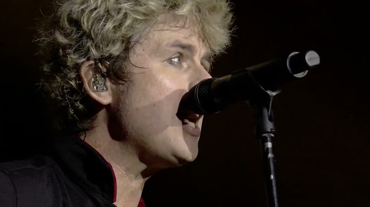 Good Riddance (Time of Your Life) Live version - Live performance video thumbnail
