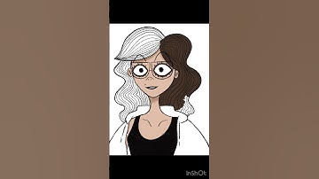 Drew myself in Tim Burton style 😁, inspired by @Nirami #timburton #art #drawing #artist