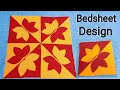 Bedsheet Design, bister design baby bedsheet design || beautiful cushion cover cutting and stitching