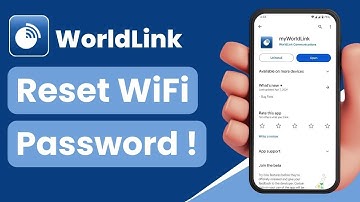 How to Reset WorldLink WiFi Password | myWorldLink App