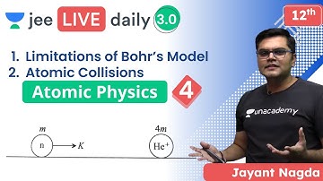 JEE: Atomic Physics L4 | Atomic Collisions | Unacademy JEE | JEE Physics | Jayant Nagda