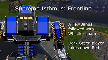8v8 Supreme Isthmus - Frontline - Beyond All Reason - Better Strategy
