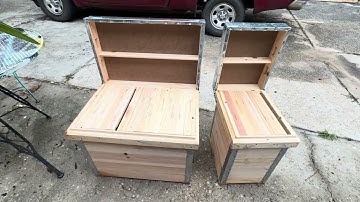 My new layens hive and swarm trap