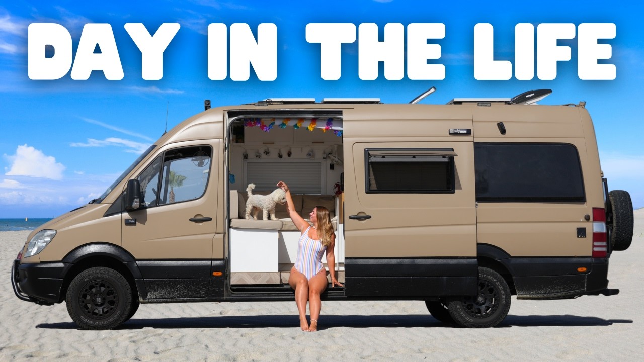 Realistic Day in the Life Living in a Van Full Time | Van Life Europe