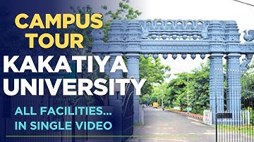 Kakatiya University Campus tour.  All facilities in single video 👌👌