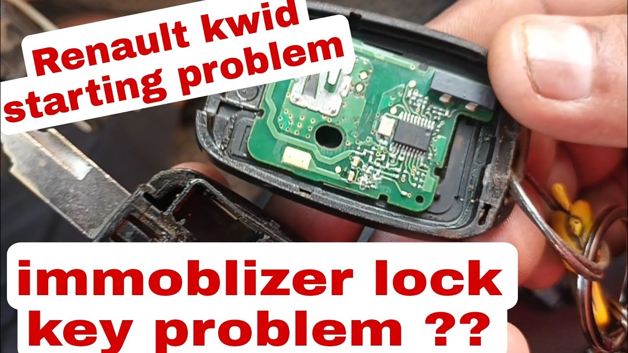 Renault kwid starting problem..immoblizer lock key problem #carworkshop #garage #automobile #power