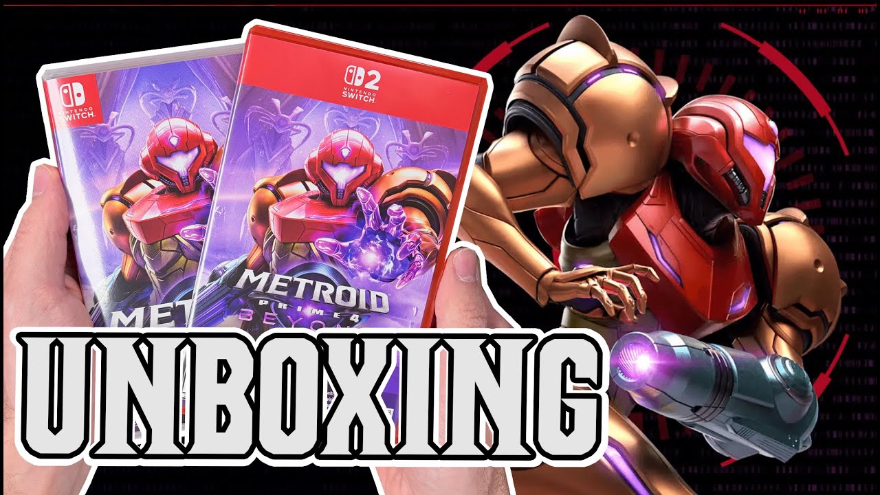 Распаковка игры Metroid Prime 4 Beyond (Nintendo Switch / Switch 2).